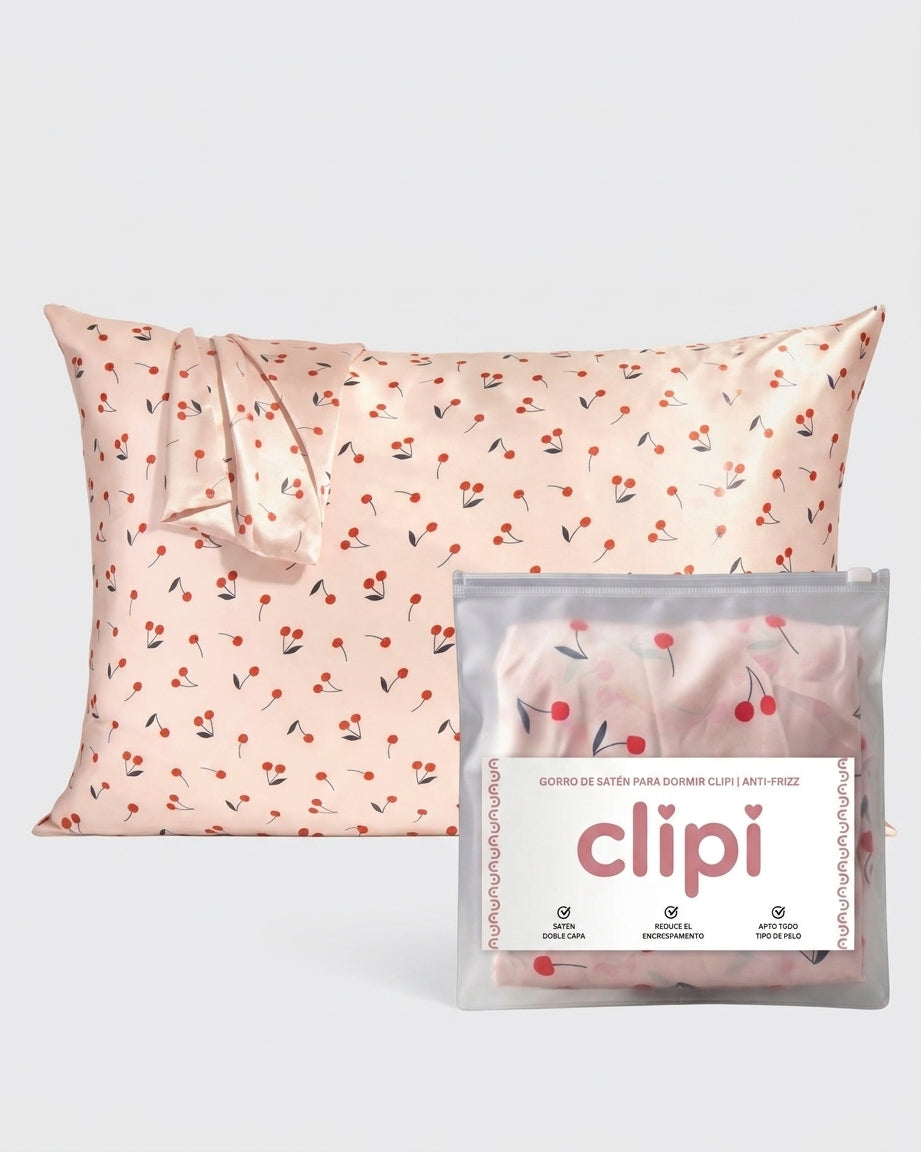 Funda de almohada de satén Clipi