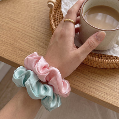 Scrunchies de Satén x2