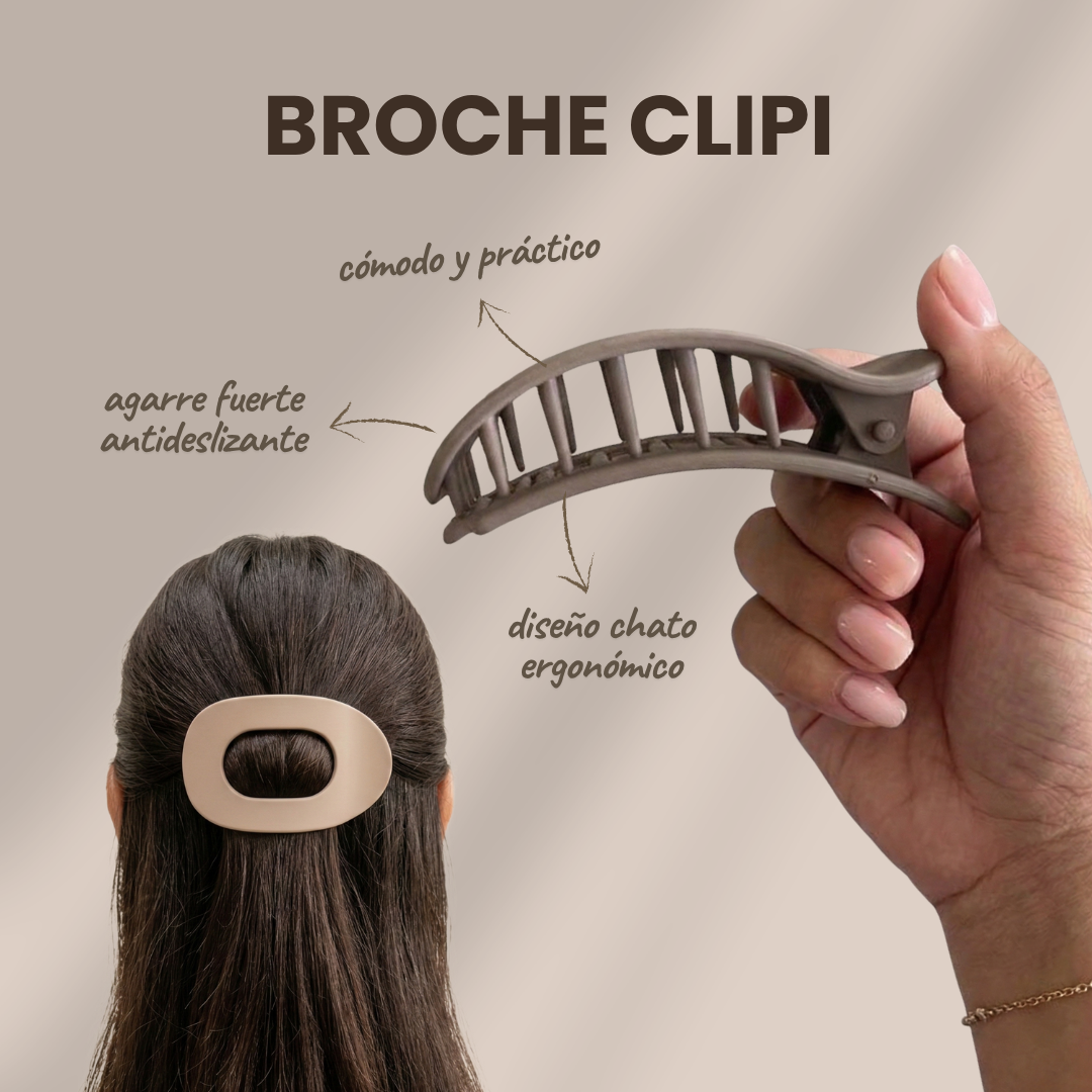 Pack de Broches Flat 4 Broches Print -  Diseño Chato y Minimalista