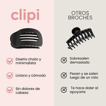 Pack de Broches Flat 4 Broches Print -  Diseño Chato y Minimalista