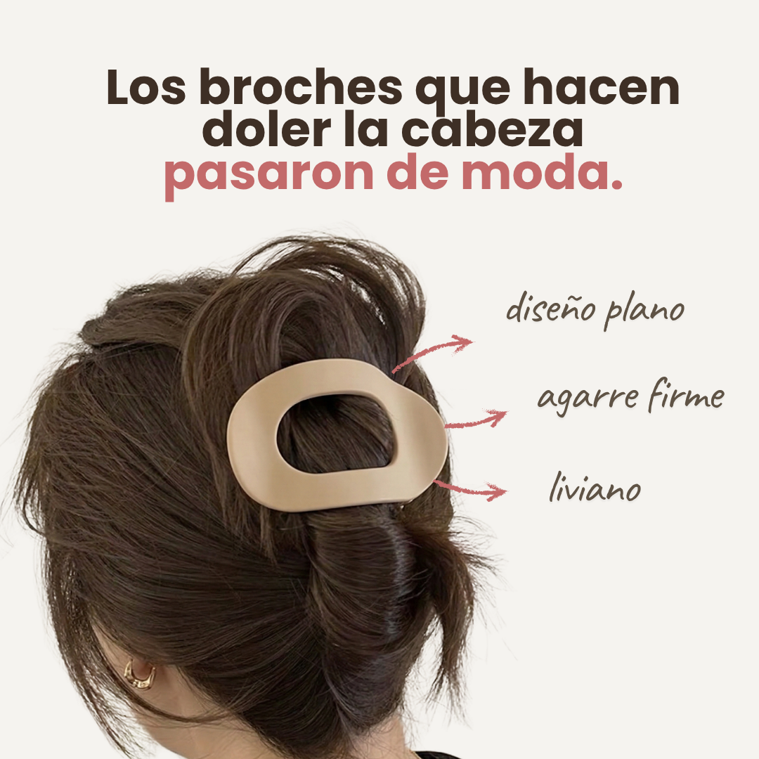 Pack de Broches Flat 4 Broches Print -  Diseño Chato y Minimalista